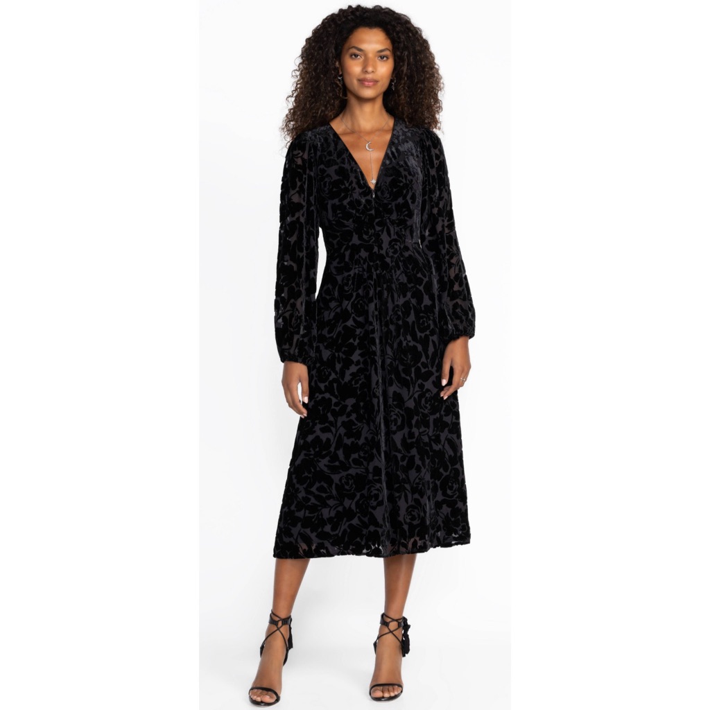 Nwt Johnny Was Jade Wynnter Midi Dress